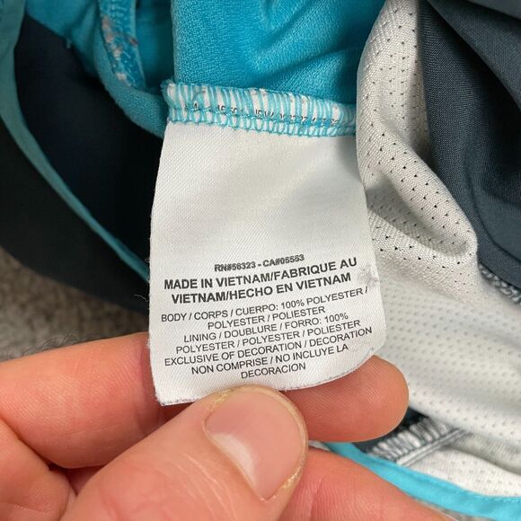 Nike Dri-Fit Active Shorts Women Medium Blue Elastic Waist Athletic Running 30x4 - Picture 4 of 14